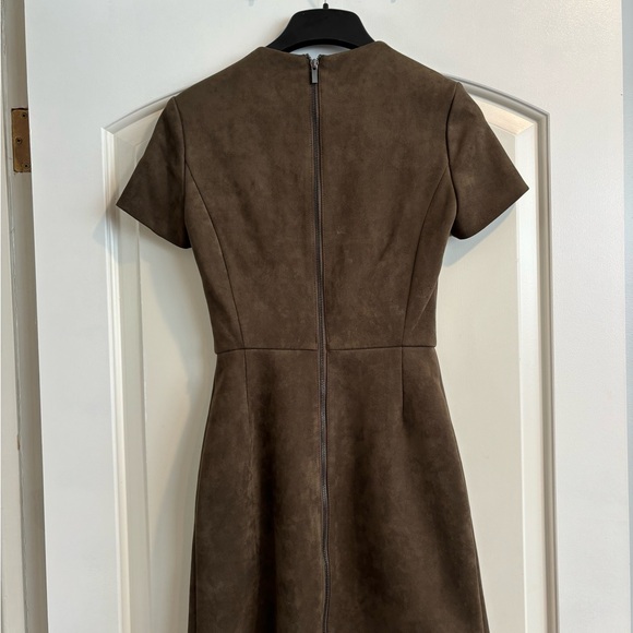 FRENCH CONNECTION Patty Faux Suede Mini Dress size 0 - Picture 3 of 3